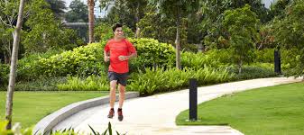 "Brigade jogging track for fitness and relaxation"